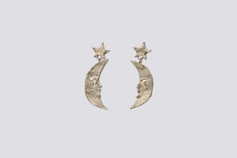 Crescent Moon Dangle Earrings | Big Crescent Moon Earrings | Crescent  Goddess Earrings - Dangle Earrings - Aliexpress
